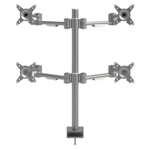 Dataflex Viewmate 2+2 Tischhalterung (52.622) silber