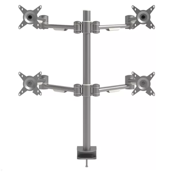 Dataflex Viewmate 2+2 Tischhalterung (52.622) silber