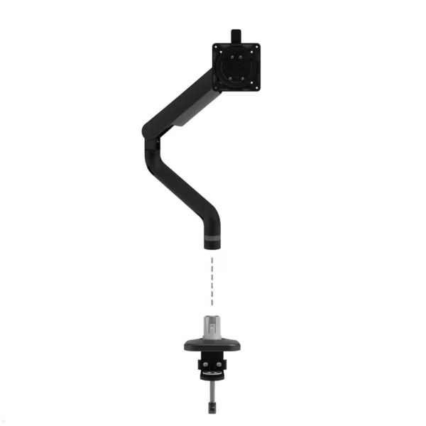 Dataflex Viewprime Monitor Tischhalterung mit Tischklemme, schwarz
