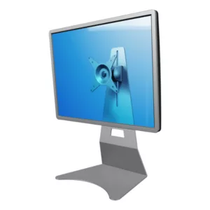 Dataflex Addit Monitorst?nder f?r den Tisch (52.502), silber