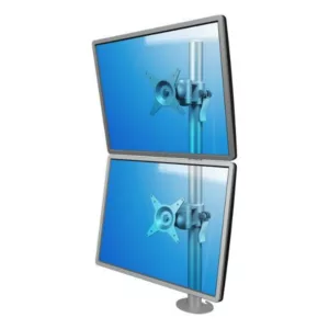 Dataflex Viewmate Monitorhalterung 2 Monitore ?bereinander (52.672) silber