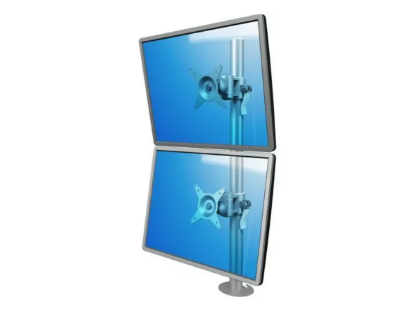 Dataflex Viewmate Monitorhalterung 2 Monitore ?bereinander (52.672) silber
