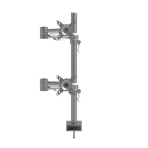 Dataflex Viewmate Monitorhalterung f?r 2 Monitore ?bereinander (52.682) silber