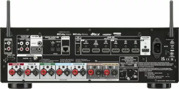 Denon AVR-X1800H AV-Receiver 7.2 (Bluetooth, LAN (Ethernet), WLAN) – Bild 5