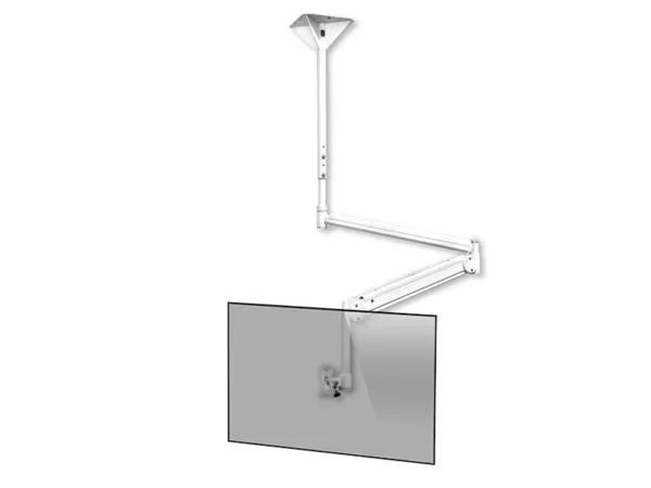 Edbak Praxis Monitor Deckenhalterung mit Schwenkarm, wei? (MSA01w-B)