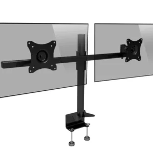 Edbak SV05 Monitorhalterung f?r 2 Monitore mit Tischklemme bis 27Zoll, schwarz