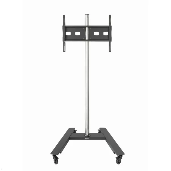 Edbak TR5E mobiler TV St?nder h?henverstellbar 42 - 65 Zoll, Edelstahl