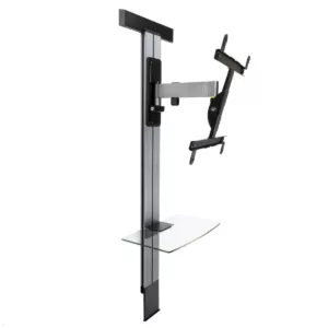 Erard EXOSTAND 400 TV Wandhalterung bis 65 Zoll mit Glasablage, Rigips