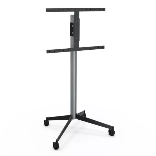 Erard KANA 1400XL mobiler TV St?nder 40-80 Zoll, silber / schwarz