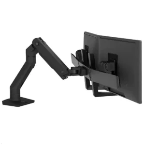 Ergotron HX Dual Monitorhalterung f?r USM Tisch, schwarz (46-477-225)