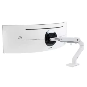 Ergotron HX Monitor Tischhalterung mit HD Gelenk bis 49 Zoll, wei? (45-647-216)