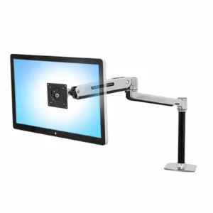 Ergotron LX Sitz-Steh Monitorhalterung als Schreibtischhalter (45-360-026)