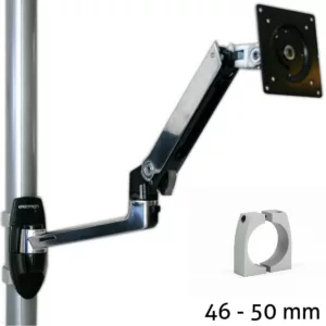 Ergotron LX Arm Monitorhalterung f?r Rohre / S?ulen 46-50 mm, silber
