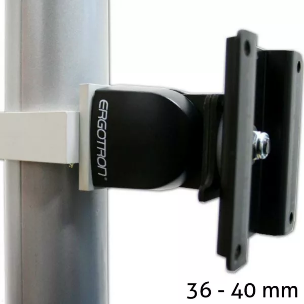 Ergotron Serie 100 Single Monitorhalterung f?r Rohre / S?ulen 36-40 mm