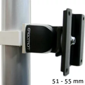 Ergotron Serie 100 Single Monitorhalterung f?r Rohre / S?ulen 51-55 mm