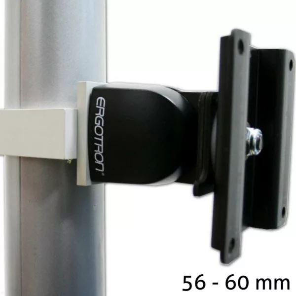 Ergotron Serie 100 Single Monitorhalterung f?r Rohre / S?ulen 56-60 mm