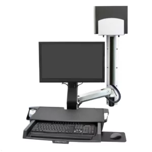 Ergotron SV-Kombisystem Wand f?r Monitor, PC, Tastatur, poliertes Alu (45-595-02...