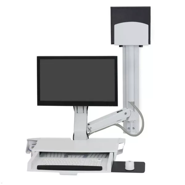 Ergotron SV-Kombisystem Wand f?r Monitor, PC, Tastatur, wei? (45-595-216)
