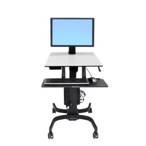 Ergotron WorkFit-C Steh-Sitz-Arbeitsplatz, Single Monitor HD (24-216-085)