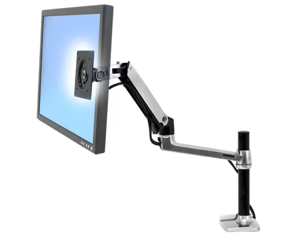 Ergotron LX Arm Monitor Tischhalterung, hohe S?ule (45-295-026)
