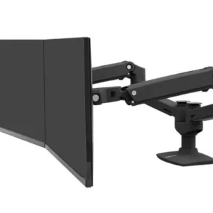 Ergotron LX Monitorhalterung f?r 2 Monitore nebeneinander schwarz (45-245-224)