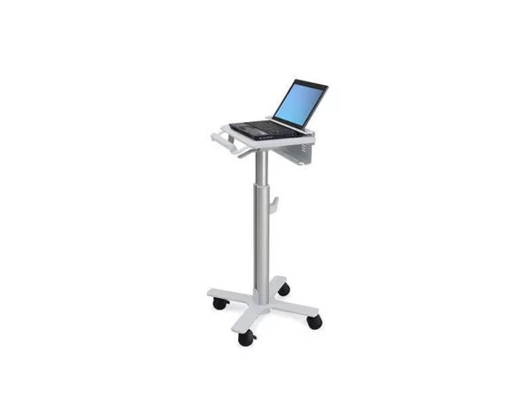 Ergotron StyleView Laptopwagen mit Rollen (SV10-1100-0), silber-wei?