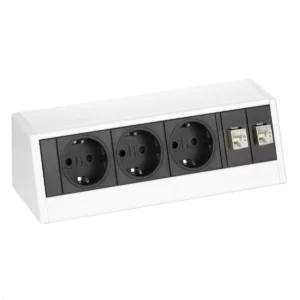 EVOline R-Dock Data Small 3-fach Steckdose, wei?