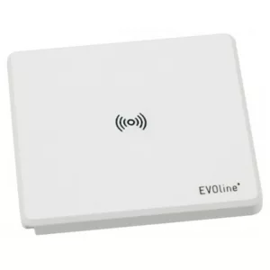 EVOline Square80 mit Qi-Ladefunktion mit CAT6 Patchkabel wei?
