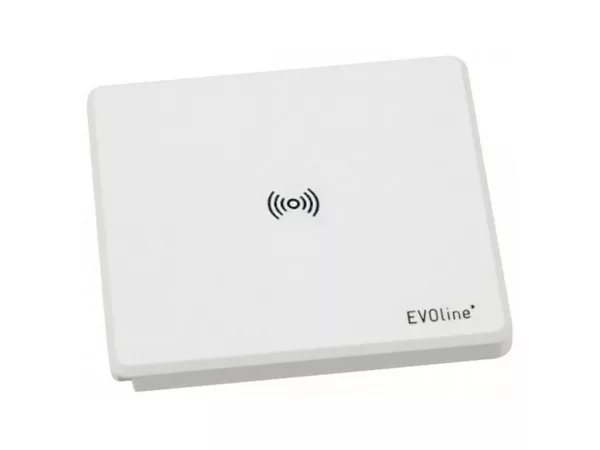 EVOline Square80 mit Qi-Ladefunktion mit CAT6 Patchkabel wei?