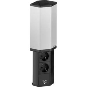 EVOline V-Port 2x Steckdose mit USB-Charger