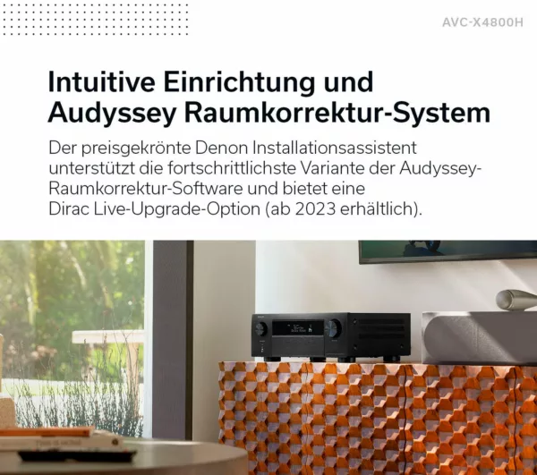 Denon AVC-X4800H Lautsprecher (Bluetooth, LAN (Ethernet) – Bild 4