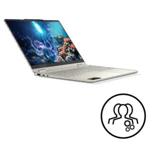 Lenovo Yoga 7 2-in-1 14" (R7-32GB-1TB) +3 Jahre Premium Care AMD Ryzen™ AI 7 350 Prozessor (2,00 GHz bis zu 5,00 GHz)/Windows 11 Home 64/1 TB SSD M.2 2242 PCIe 4.0 TLC