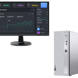Lenovo DT IC 3 07ACH7 A75800H 1T 32G + Monitor D24-40 AMD Ryzen™ 7 5800H Prozessor (3,20 GHz bis zu 4,40 GHz)/Windows 11 Home (64 Bit)/1 TB SSD TLC