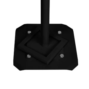 Gripzo Standfu? Bodenplatte f?r Tablet Bodenst?nder, schwarz