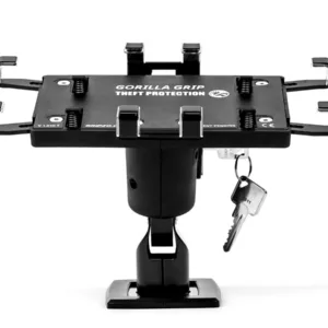 Gripzo Universal Tablet Halterung Diebstahlschutz abschlie?bar 7-11 Zoll, schwar...