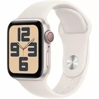 Apple Watch SE GPS + Cellular 40mm Alu Polarstern Sportarmband Polarstern – M/L