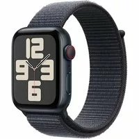 Apple Watch SE GPS + Cellular 44mm Alu Mitternacht Sport Loop Armband tinte