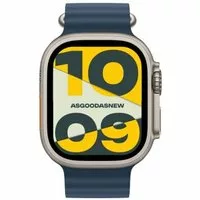 Apple Watch Ultra 2 GPS + Cellular 49mm Titan natur Ocean Armband blau