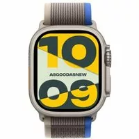 Apple Watch Ultra GPS + Cellular 49mm Titan Trail Loop blau/grau S/M