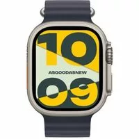 Apple Watch Ultra 2 GPS + Cellular 49mm Titan natur Ocean Armband marine