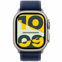 Apple Watch Ultra 2 GPS + Cellular 49mm Titan natur Trail Loop blau M/L