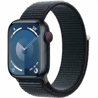 Apple Watch Series 9 LTE 41mm Aluminium Mitternacht Sport Loop Mitternacht