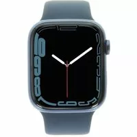 Apple Watch Series 7 GPS + Cellular 45mm Aluminium blau Sportarmband abyssblau