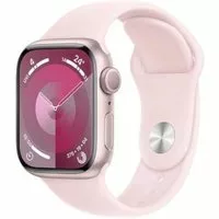 Apple Watch Series 9 GPS + Cellular 41mm Aluminium rosé Sport Loop hellrosa