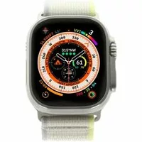 Apple Watch Ultra GPS + Cellular 49mm Titan Trail Loop gelb/Beige M/L