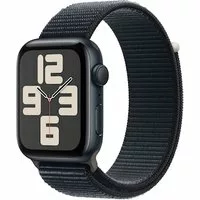 Apple Watch SE (2. Gen) GPS 44mm Alu Mitternacht Sport Loop Armband Mitternacht