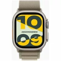 Apple Watch Ultra 2 GPS + Cellular 49mm Titan natur Alpine Loop oliv L