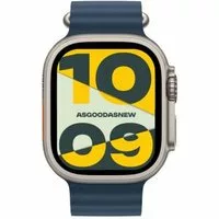 Apple Watch Ultra GPS + Cellular 49mm Titan Ocean Armband blau