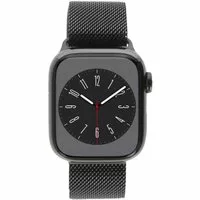 Apple Watch Series 8 GPS + Cellular 41mm Edelstahl graphit Milanaise-Armband graphit
