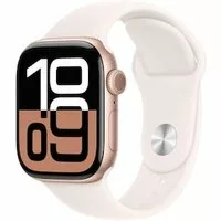 Apple Watch Series 10 GPS 42mm Aluminium rose gold Sportarmband light blush – M/L